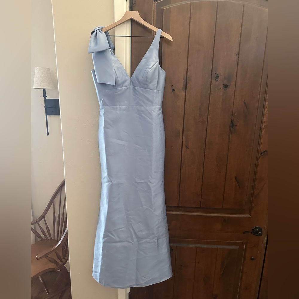 NWT ALFRED SUNG Sky Blue size 10- Bridesmaid, Mother of, Formal Dress - Picture 4 of 9